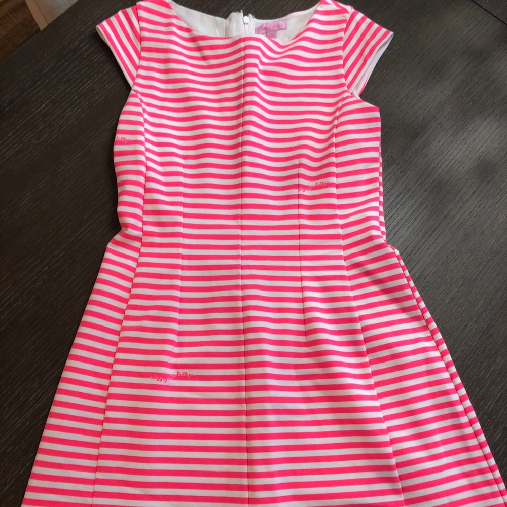 Pink Lily striped dress